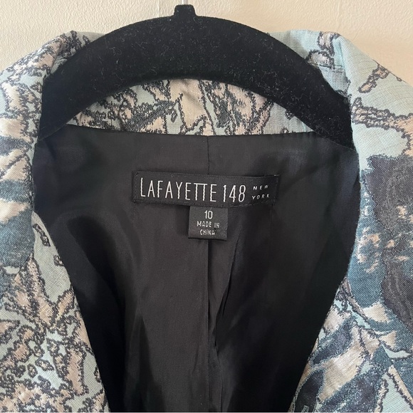 lafayette 148 ny metallic brocade blazer jacket - Picture 3 of 14